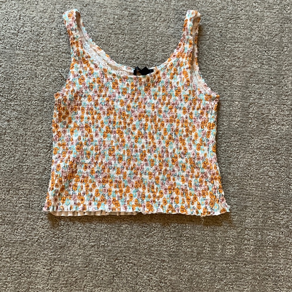 floral crop top